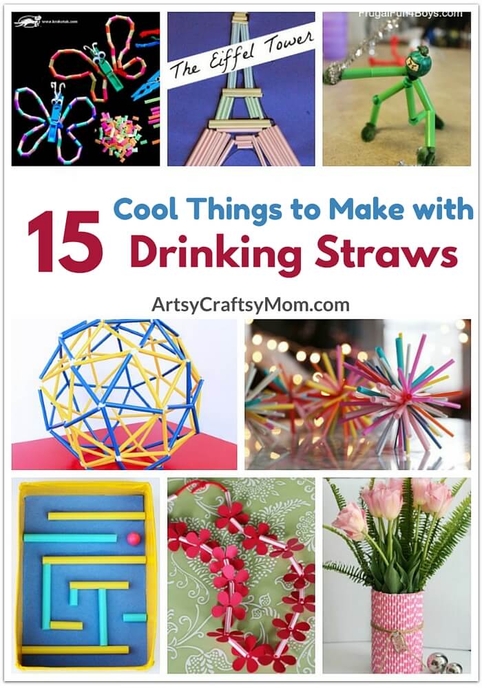 Drinking Straw Crafts 15 Cool Things To Make With Straws At Home