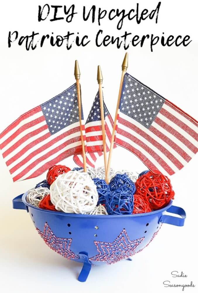 15 Easy Last-Minute 4th of July Centerpiece Decor Ideas 8 If you're having a party on the 4th of July, you certainly need an attractive table! Get it done quickly with these last-minute 4th of July Centerpiece Decor ideas!