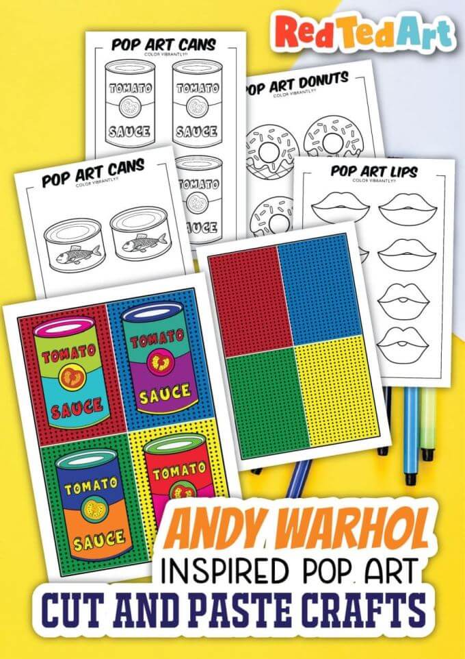 Artist Andy Warhol was an interesting individual and his works reflect his personal quirks! Learn more about him with some fun Warhol projects for kids.