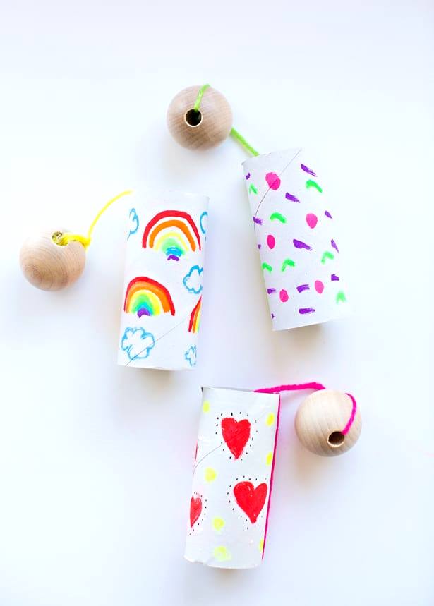 Save up all those empty toilet paper rolls, because we've got a list of 50 super cute paper roll crafts for you and your kids to make and play with!