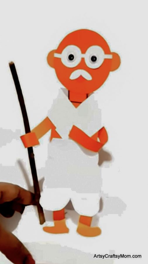 Gandhi paper Craft 1