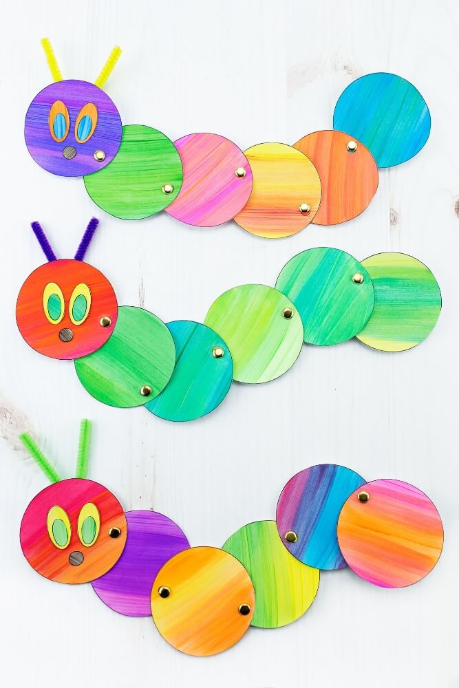 For millions of kids the world over, Eric Carle's illustrations are probably their first introduction to the world of art. Celebrate this incredible artist with some cute and colorful Eric Carle Crafts for Kids.