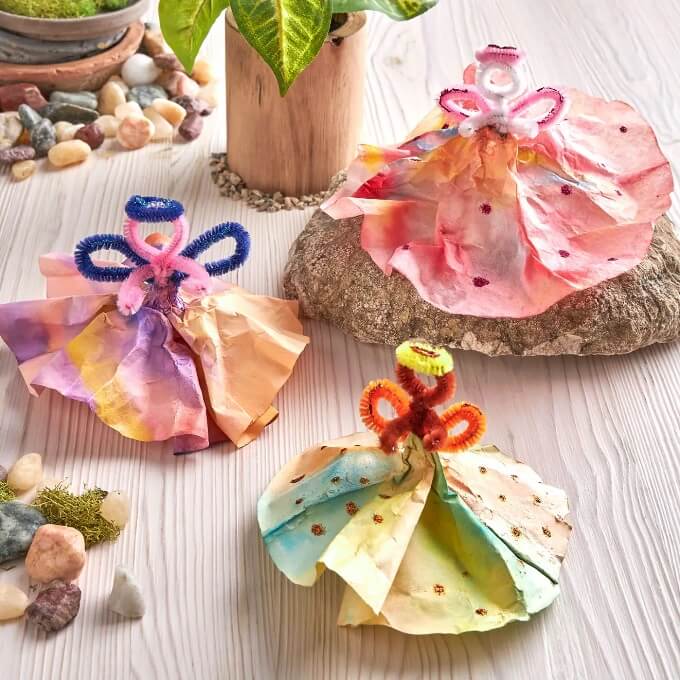 20 Whimsical Fairy Crafts for Kids 17 This Fairy Day, bring magic into your life and home by making these whimsical and fun fairy crafts for kids! Perfect to play with or to gift your friends!
