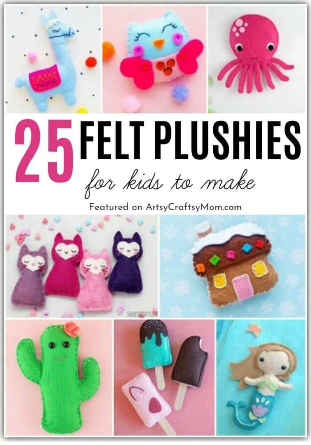40 Fluffy and Fun Felt Crafts for Kids