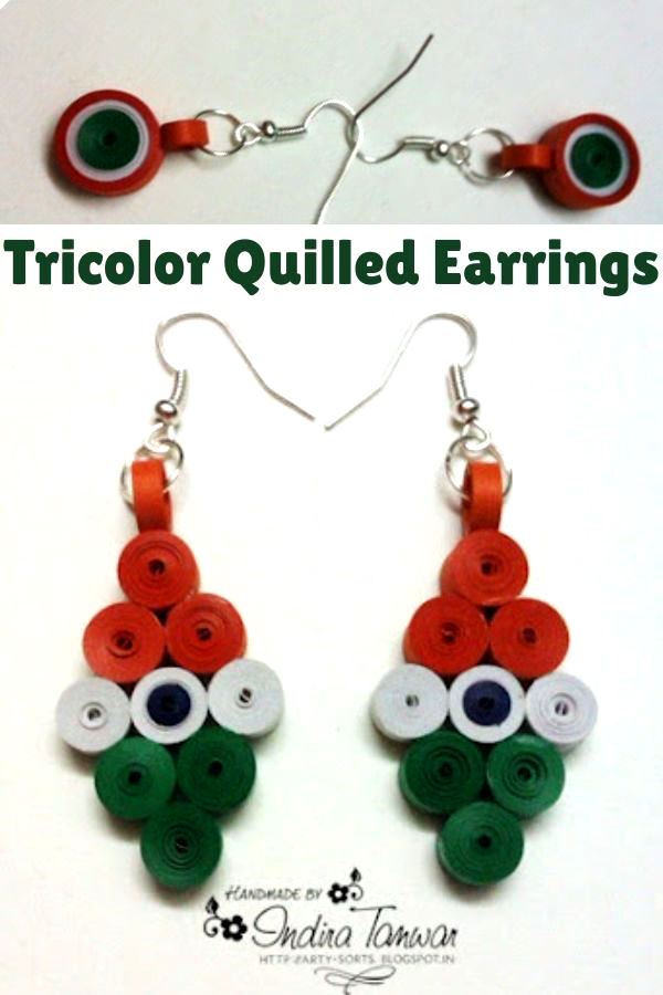 15 Tricolor Paper Quilling Ideas for Independence Day 10 Celebrate India's Independence in style this 15th August - with some stunning tricolor paper quilling ideas! Includes flowers, jewelry and more!