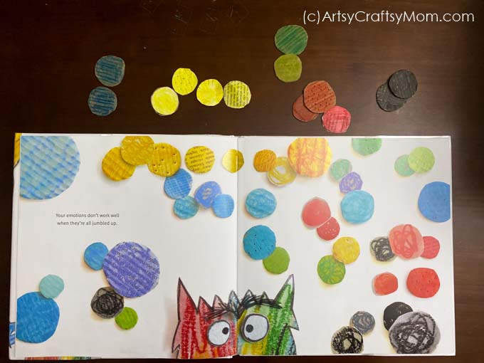 The Color Monster Toilet Paper Roll Monster Craft The Color Monster Toilet Paper Roll Monster Craft