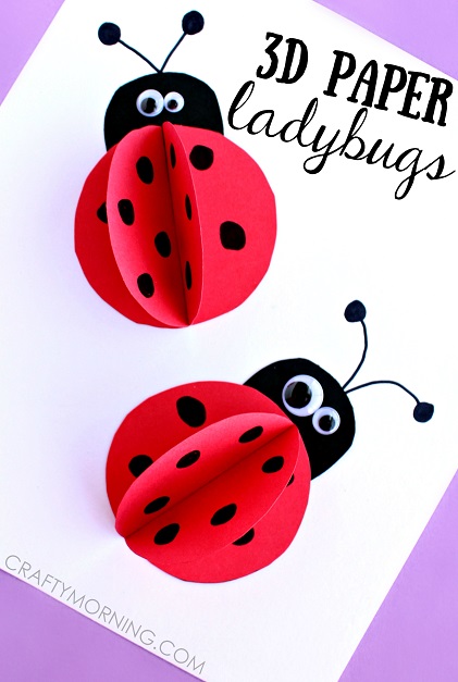 20 Lovable Ladybug Crafts for Kids 19 Ladybugs are seen as a symbol of spring, and we're in awe of these pretty creatures! Celebrate them with these cute ladybug crafts for kids.