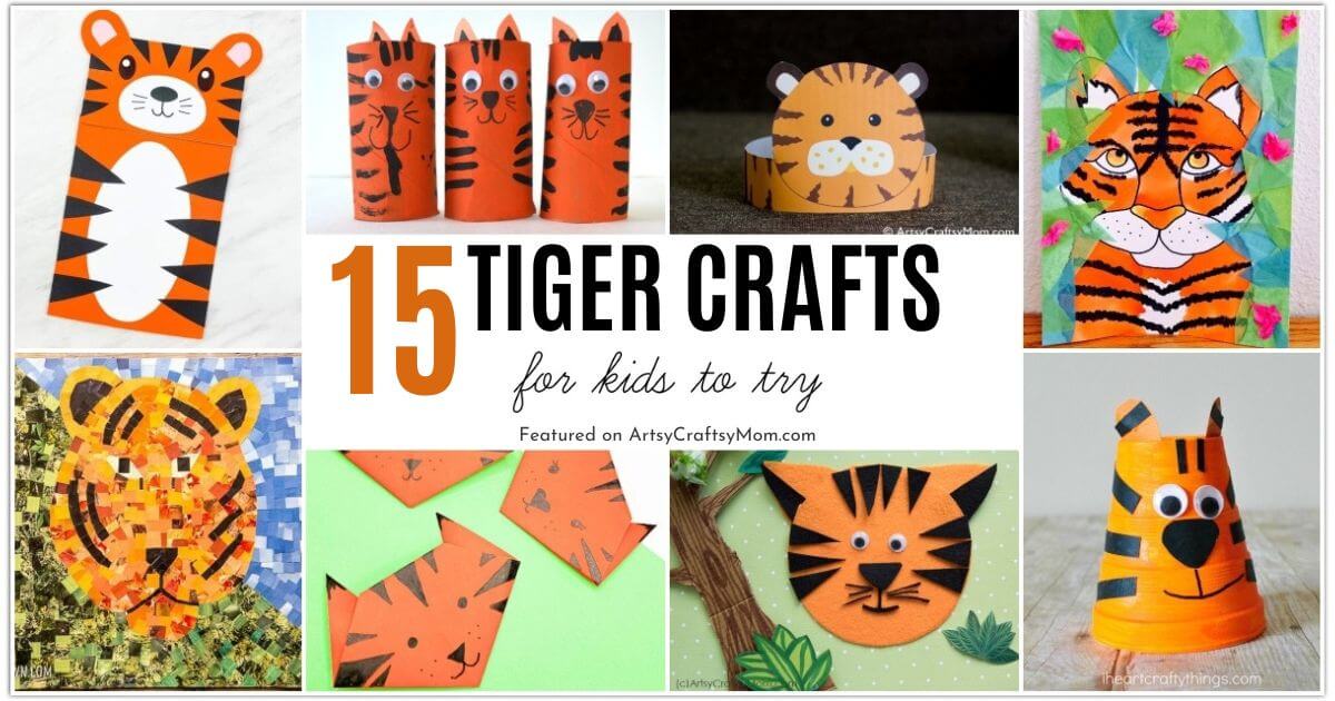 Get your cubs wild and excited with these terrific Tiger Crafts for Kids! Perfect for International Tiger Day, India's Independence Day and wildlife lessons.