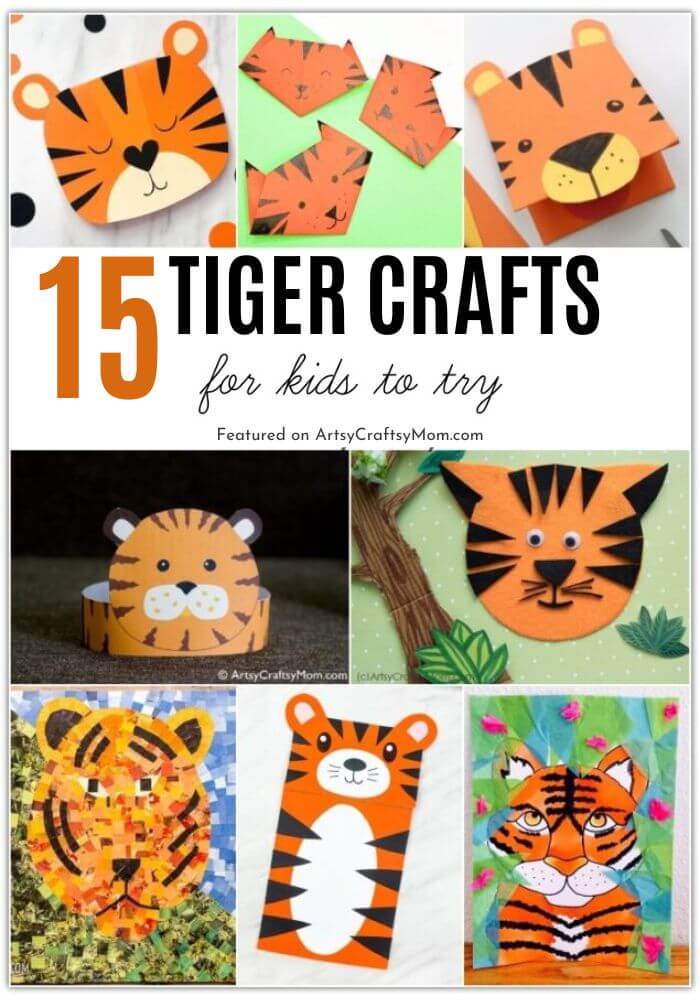 Get your cubs wild and excited with these terrific Tiger Crafts for Kids! Perfect for International Tiger Day, India's Independence Day and wildlife lessons.
