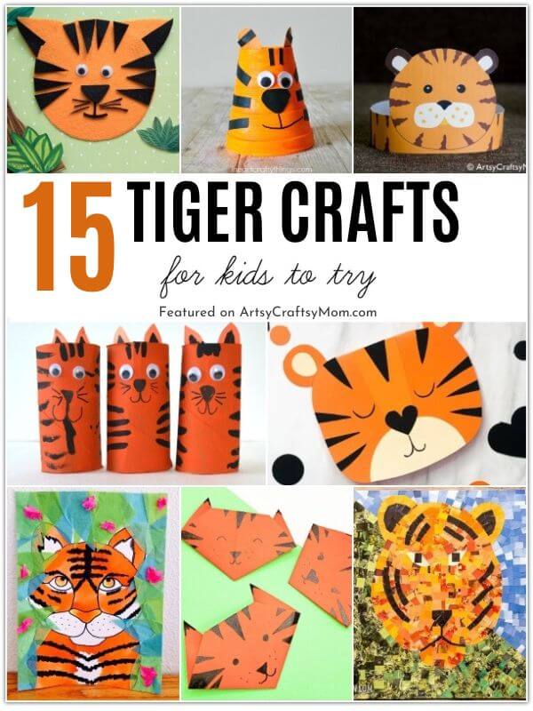Get your cubs wild and excited with these terrific Tiger Crafts for Kids! Perfect for International Tiger Day, India's Independence Day and wildlife lessons.