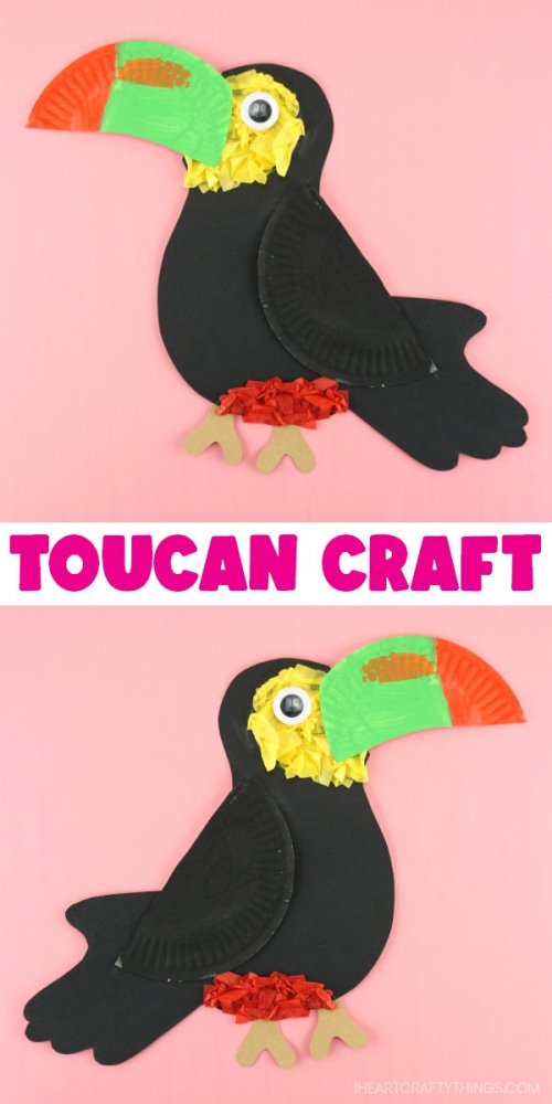 Check out our easy spring bird crafts for kids that include chicks, peacocks, parrots & more. Perfect to learn about our feathered friends!