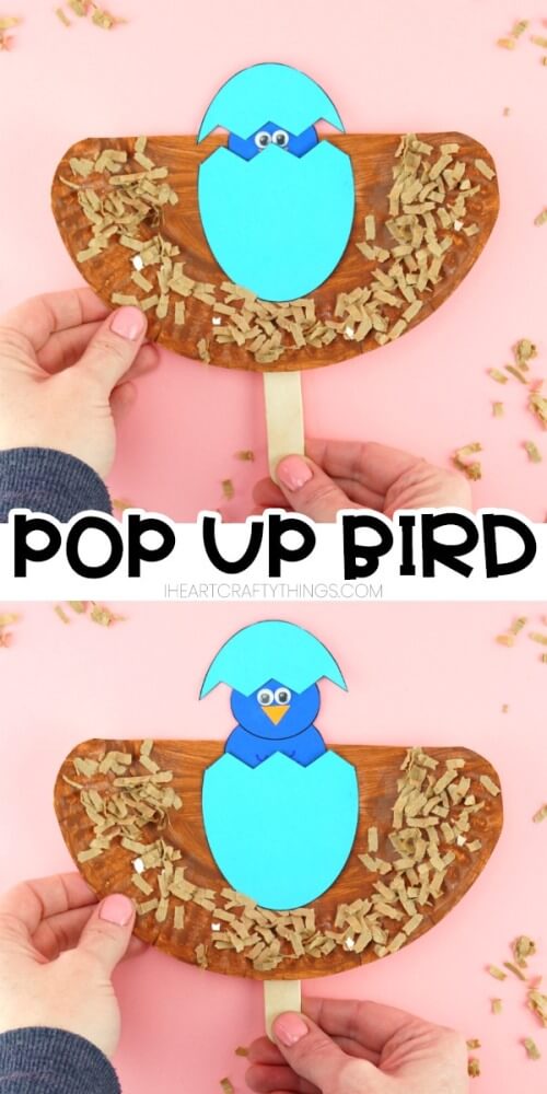 Check out our easy spring bird crafts for kids that include chicks, peacocks, parrots & more. Perfect to learn about our feathered friends!
