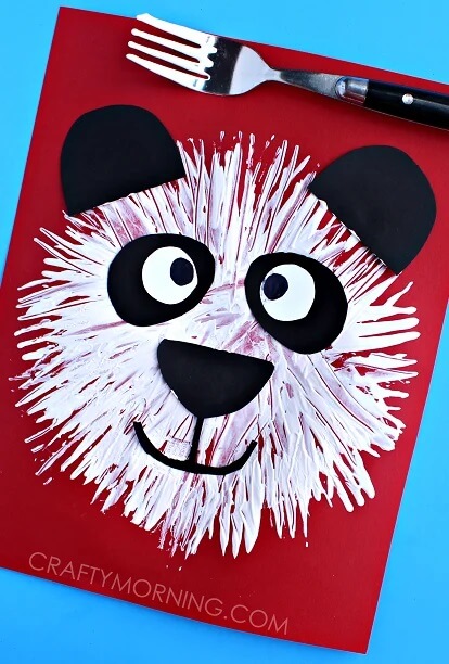 They're cute and some of them know Kung Fu - our playful panda crafts for kids celebrate the cute and cuddly national animal of China - the panda!