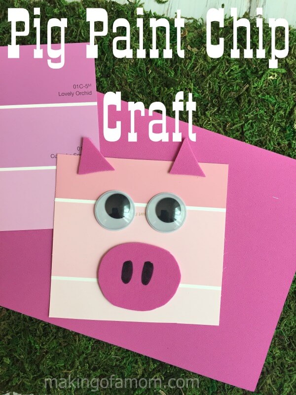 Celebrate National Pig Day with these cute and playful Pig Crafts for kids! Make pigs out of paper, cereal boxes, pompoms, sticks and more!