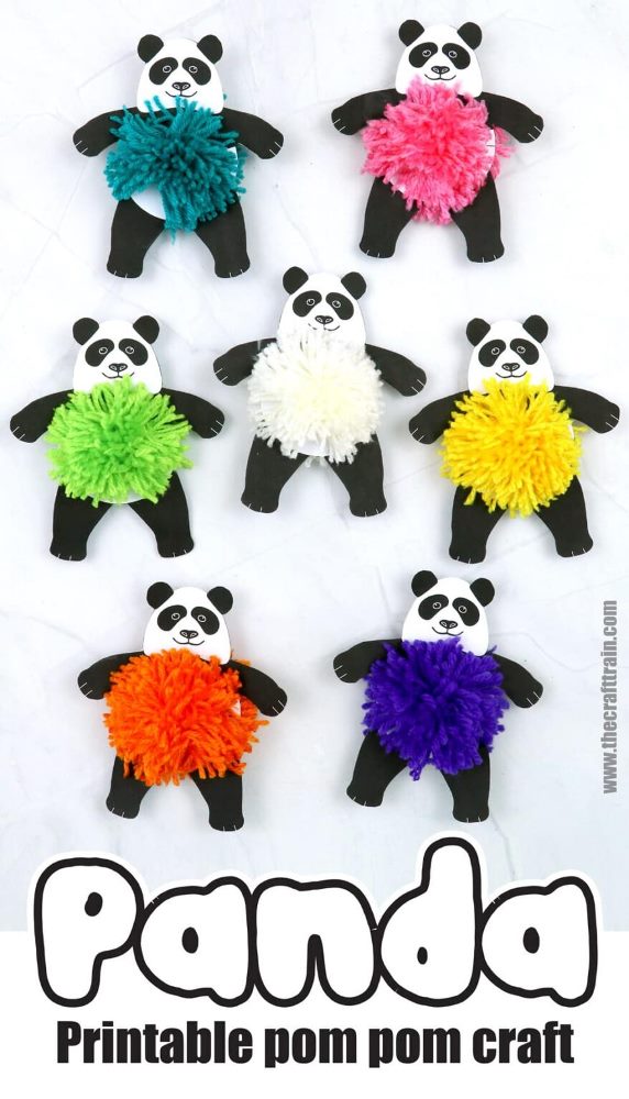 They're cute and some of them know Kung Fu - our playful panda crafts for kids celebrate the cute and cuddly national animal of China - the panda!