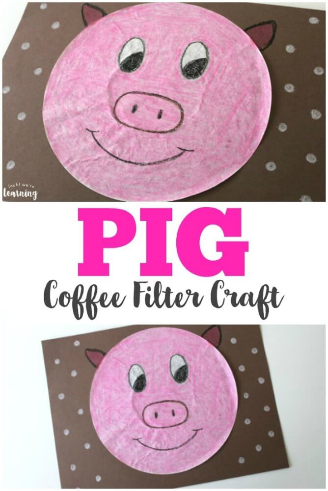 Celebrate National Pig Day with these cute and playful Pig Crafts for kids! Make pigs out of paper, cereal boxes, pompoms, sticks and more!