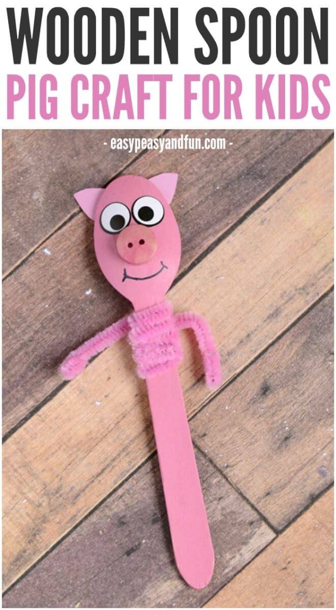 Celebrate National Pig Day with these cute and playful Pig Crafts for kids! Make pigs out of paper, cereal boxes, pompoms, sticks and more!