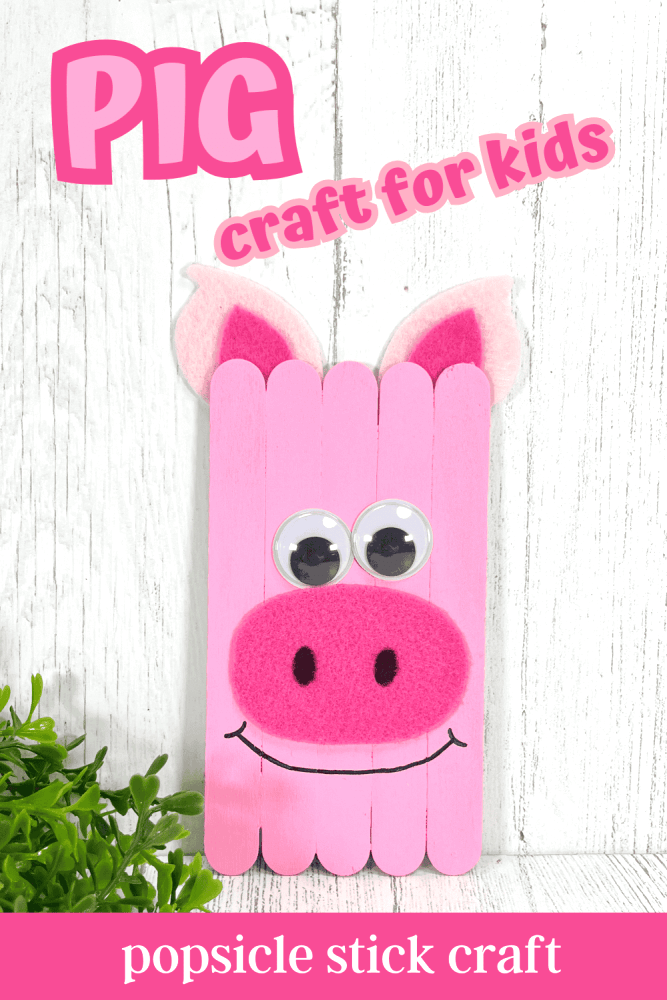 Celebrate National Pig Day with these cute and playful Pig Crafts for kids! Make pigs out of paper, cereal boxes, pompoms, sticks and more!