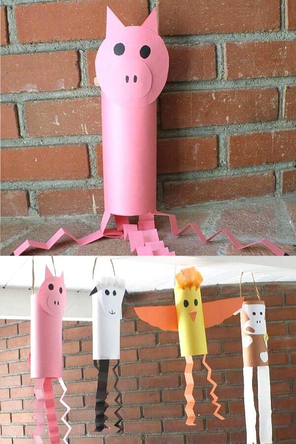 Celebrate National Pig Day with these cute and playful Pig Crafts for kids! Make pigs out of paper, cereal boxes, pompoms, sticks and more!