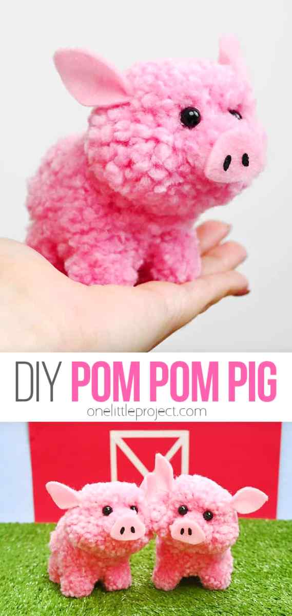 Celebrate National Pig Day with these cute and playful Pig Crafts for kids! Make pigs out of paper, cereal boxes, pompoms, sticks and more!