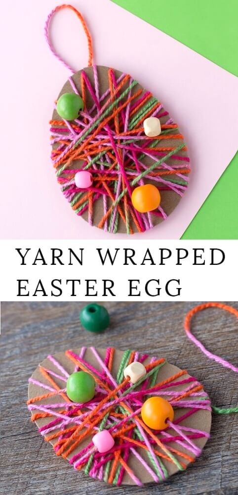These bright and colorful Easter Egg Crafts for Kids are just what you need this festive season! Get creating with paper, yarn, tape and more!