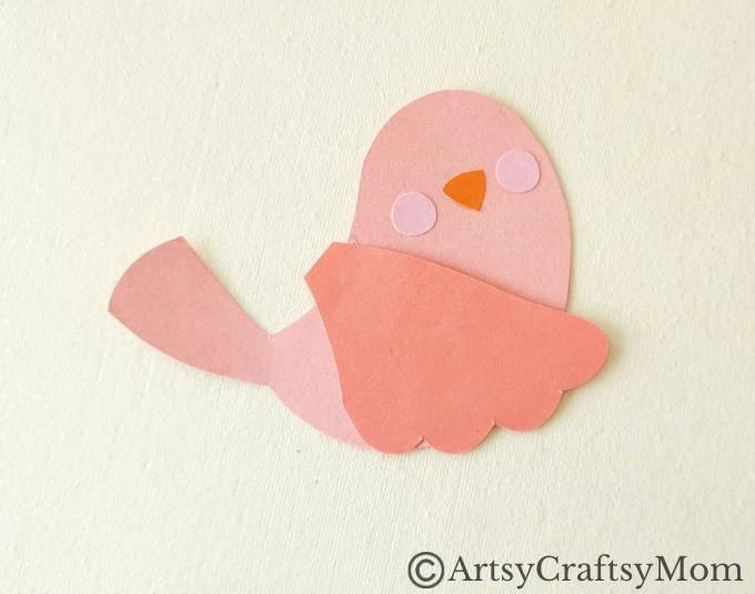 Mom is going to love this beautiful DIY Mothers Day Bird Card that kids can make easily. Gather some colored paper and get crafting!