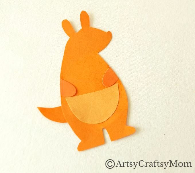 Here's an absolutely adorable Mothers Day Kangaroo Craft for Kids that features a Mommy Kangaroo and a Baby Kangaroo in her pouch!