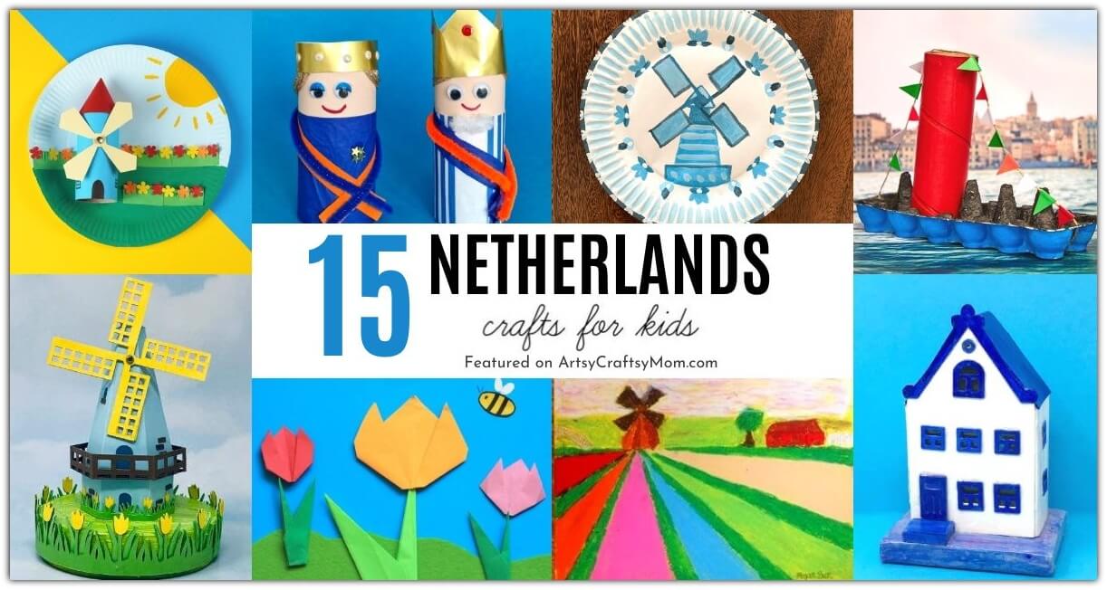 15 Notable Netherlands Crafts for Kids 19 Let's celebrate Koningsdag or King's Day with these Netherlands crafts for kids! Learn about the culture and traditions of this amazing country!