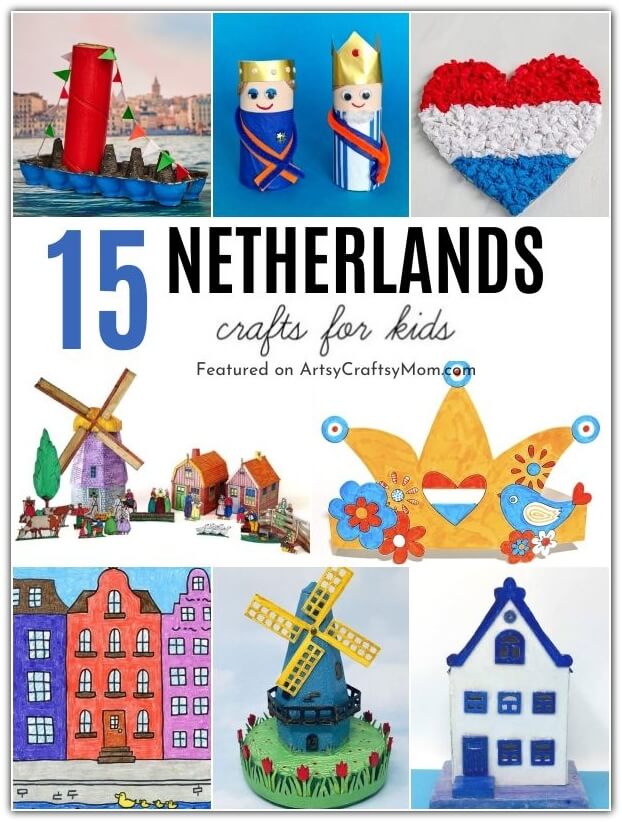 15 Notable Netherlands Crafts for Kids 18 Let's celebrate Koningsdag or King's Day with these Netherlands crafts for kids! Learn about the culture and traditions of this amazing country!