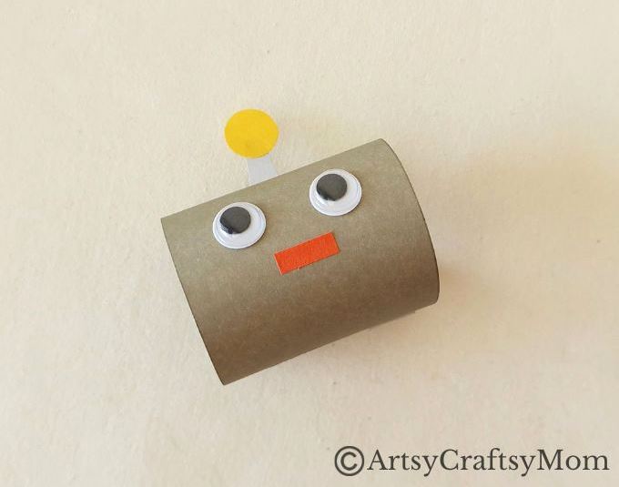 Here's a cute little paper cup robot craft for kids to make and play with! A fun craft that shows children how to upcycle ordinary household items!