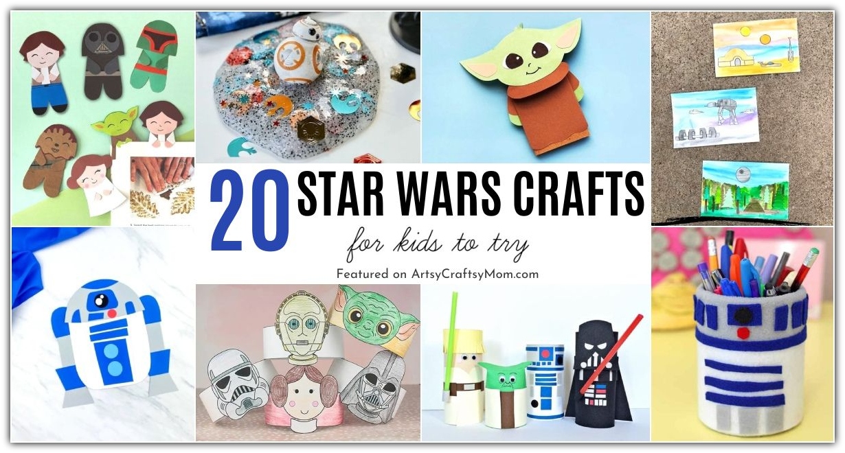 20 Star Wars Crafts and Activities for Kids 24 Get busy with these Star Wars Crafts and Activities for Kids in time for Star Wars Day on 4th May. May the Force be with you always!
