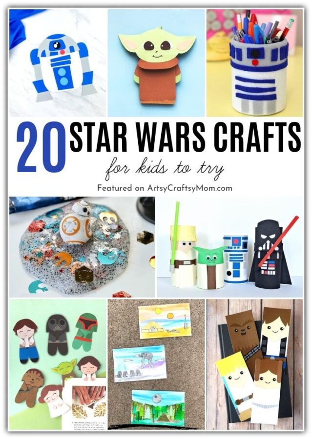 Get busy with these Star Wars Crafts and Activities for Kids in time for Star Wars Day on 4th May. May the Force be with you always!