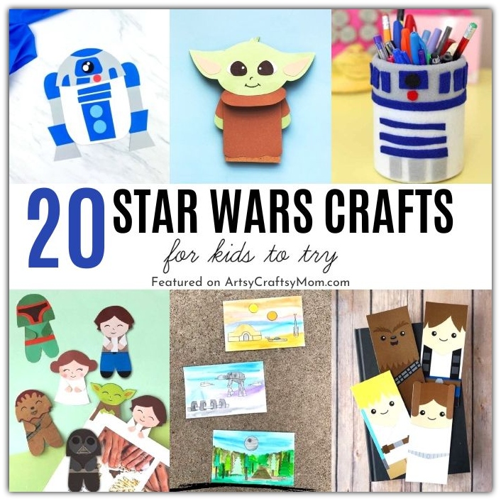 20 Star Wars Crafts and Activities for Kids 22 Get busy with these Star Wars Crafts and Activities for Kids in time for Star Wars Day on 4th May. May the Force be with you always!