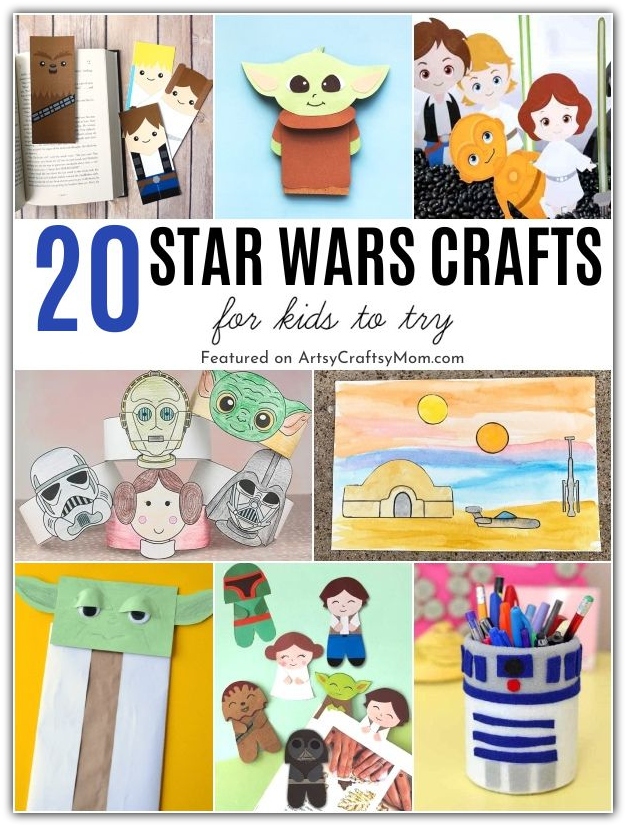 20 Star Wars Crafts and Activities for Kids 23 Get busy with these Star Wars Crafts and Activities for Kids in time for Star Wars Day on 4th May. May the Force be with you always!