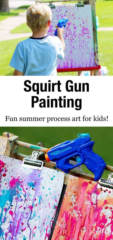 Kids are sure to love trying out these outdoor art activities! Forget about the mess as you wholeheartedly dive into the world of art and fun!