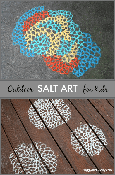 Kids are sure to love trying out these outdoor art activities! Forget about the mess as you wholeheartedly dive into the world of art and fun!