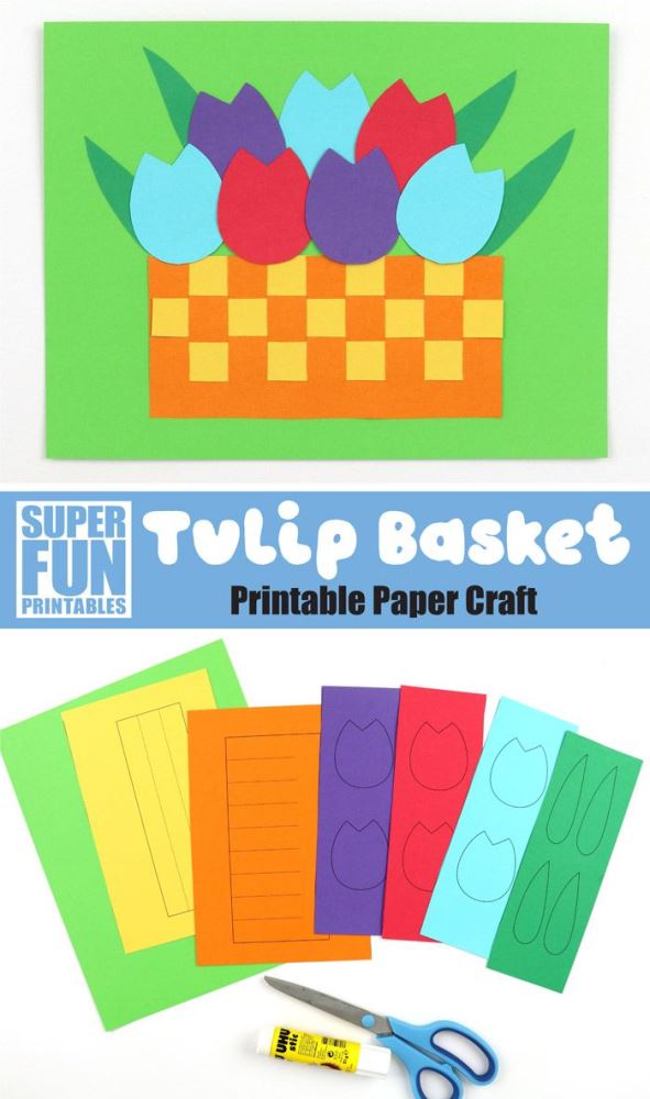 Celebrate National Tulip Day and spring blooms with these colorful tulip crafts for kids! Make tulips out of paper, cotton pads, even clothespins!