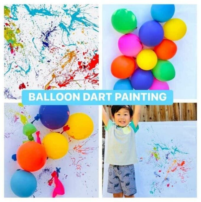 Kids are sure to love trying out these outdoor art activities! Forget about the mess as you wholeheartedly dive into the world of art and fun!