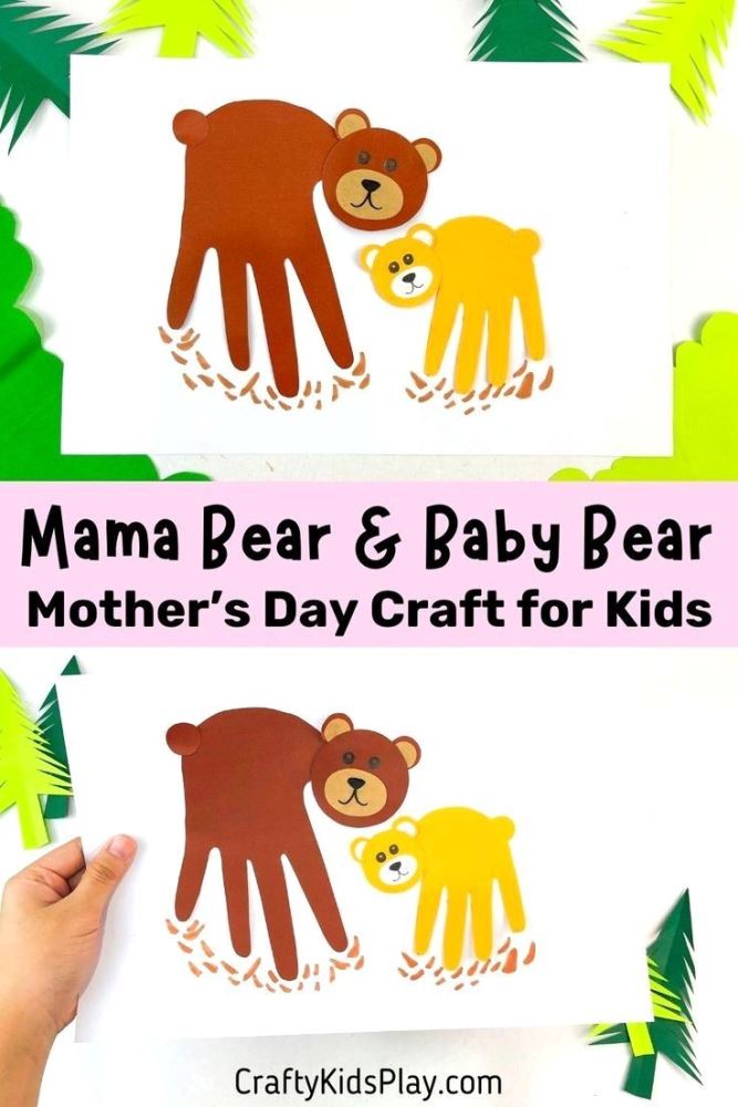 15 Adorable Mother and Baby Animal Crafts for Mother's Day 12 These adorable mother and baby animal crafts are just what you need to have fun with your little ones this Mother's Day! Lots of cuteness ahead!