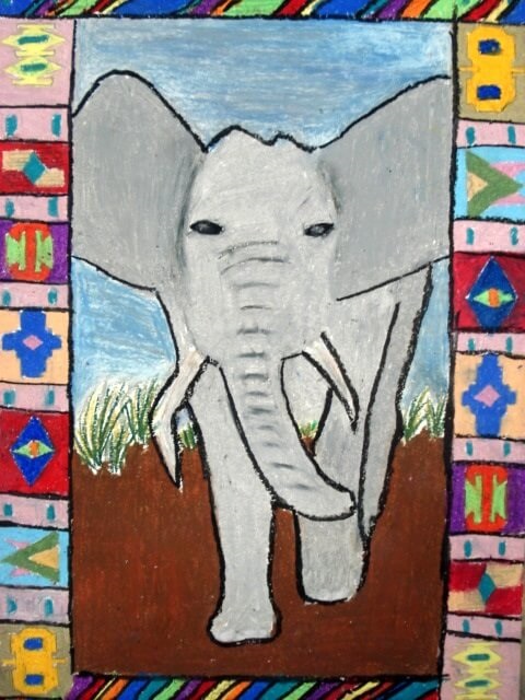 We're celebrating Africa Day on May 25th with these gorgeous Africa Art Projects for Kids! Learn about Kente, Andinkra, Kanga and more!