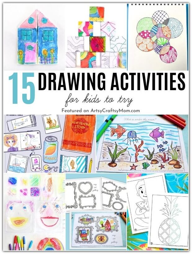 May 16th is International Drawing Day, and we've lined up some cool drawing activities for kids to try! They're easy, therapeutic and lots of fun!