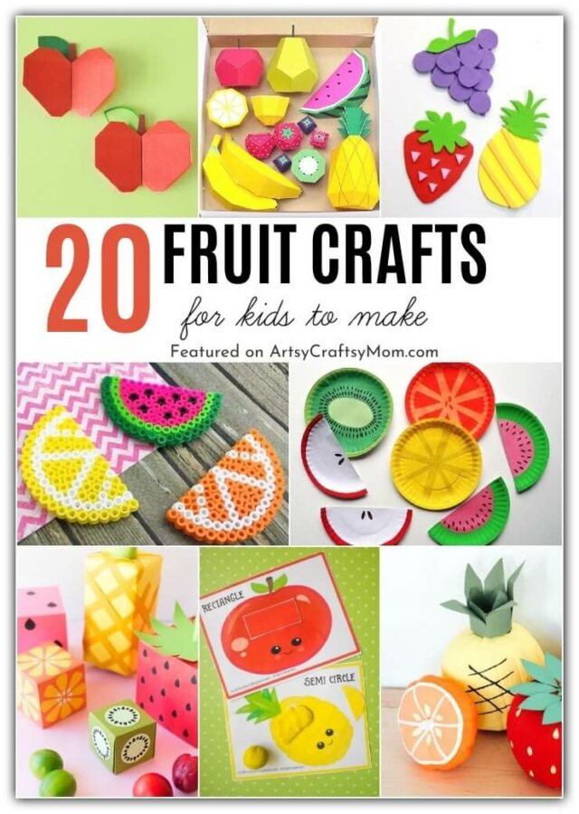 We've got some juicy fruit crafts for kids to try out this summer! Perfect to celebrate Eat More Fruits and Vegetables Day on May 21st.