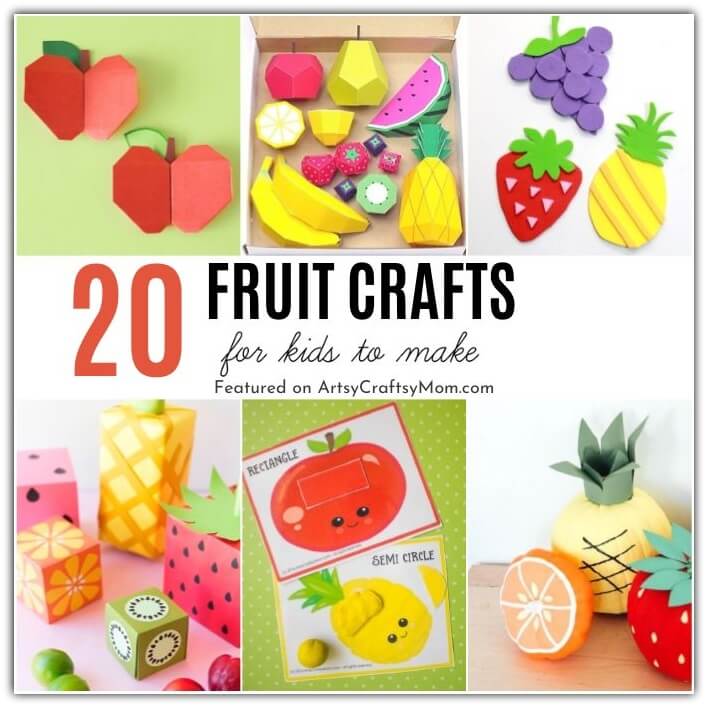 We've got some juicy fruit crafts for kids to try out this summer! Perfect to celebrate Eat More Fruits and Vegetables Day on May 21st.