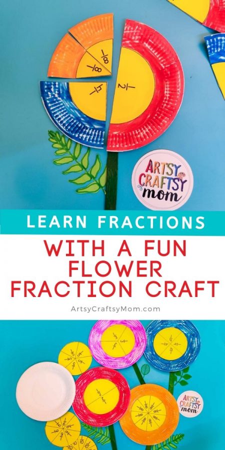 LEARN FRACTIONS WITH A FRACTION FLOWERS CRAFT 450x900 1