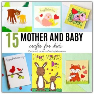 15 Adorable Mother and Baby Animal Crafts for Mother's Day
