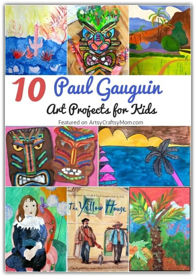 Learn all about the master artist with these Paul Gauguin art projects for kids! Explore Symbolism, Expressionism, Fauvism and more!