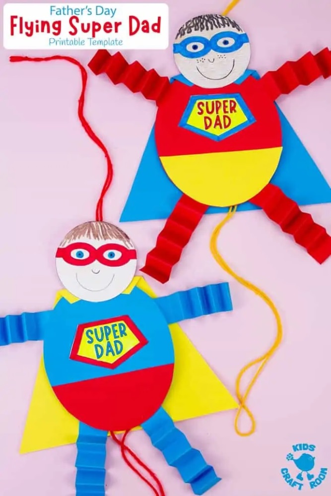 Here are some creative Fathers Day Printables for kids to have fun with! Some of these are solo projects, while some involve the whole family!