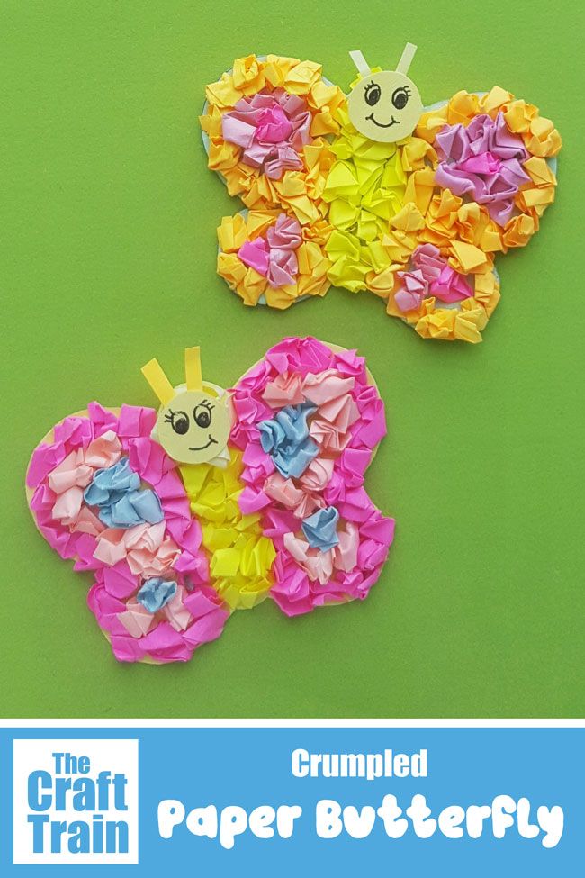 15 Creative Crumpled Paper Crafts for Kids 9 These crumpled paper crafts give little fingers some good exercise for their fine motor muscles, while also boosting their focus and concentration!