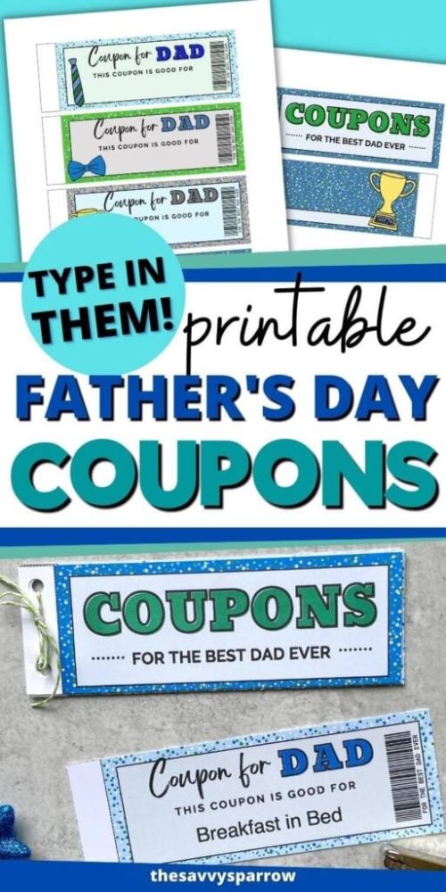 Here are some creative Fathers Day Printables for kids to have fun with! Some of these are solo projects, while some involve the whole family!