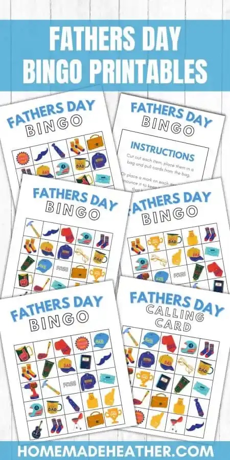 Here are some creative Fathers Day Printables for kids to have fun with! Some of these are solo projects, while some involve the whole family!